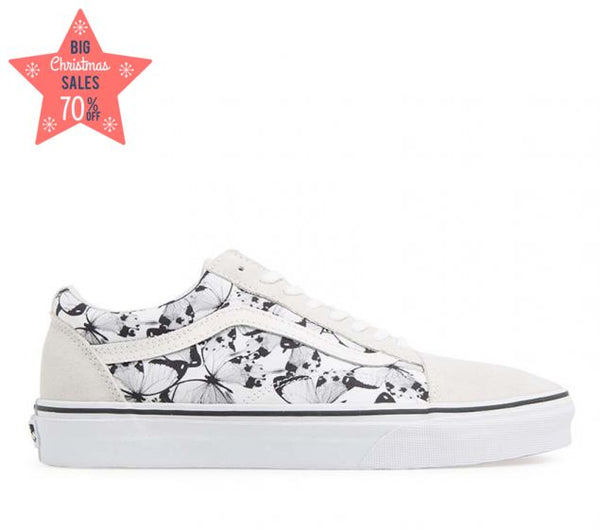 VANS | OLD SKOOL (BUTTERFLY) TRUE WHITE | BLACK